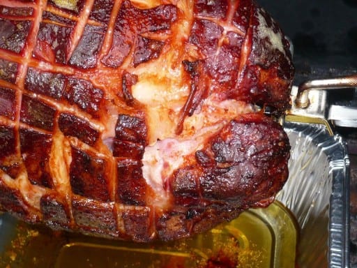 Rotisserie Ham, Barbecue Style