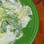 A plate of caesar salad