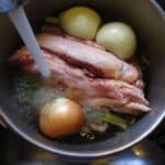 Pressure Cooker Chicken Stock - adding water to cover