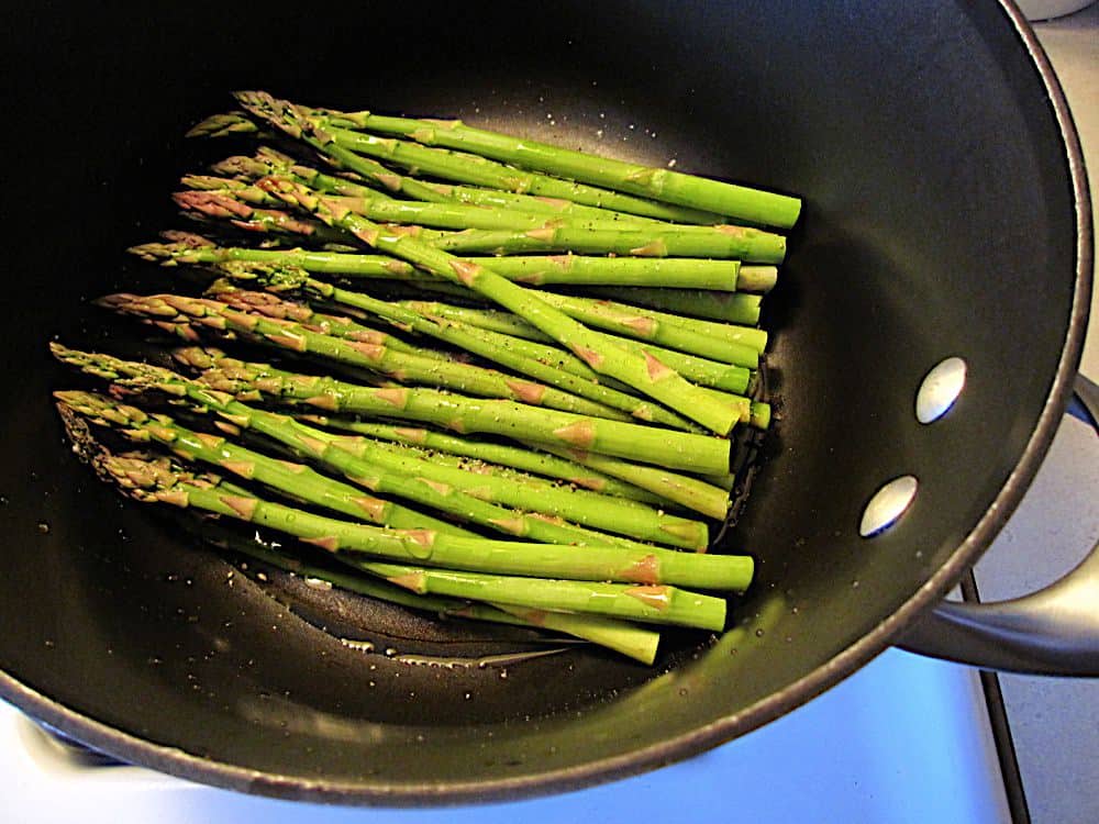 Steam Sauteed Asparagus Dadcooksdinner