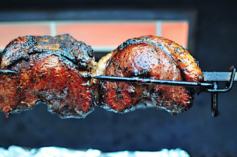 Steak rotisserie at the steakhouse, sliced picanha, Picanha 21217219 PNG