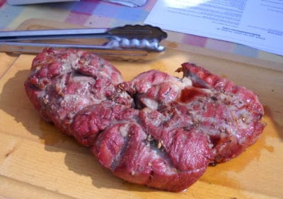 Grilled Butterflied Leg of Lamb, Dry Brined with Garlic, Lemon and Herbs