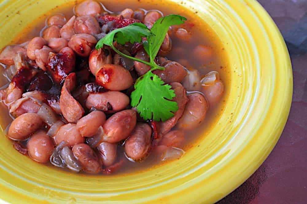 Pressure Cooker Pinto Beans in a Tex-Mex Broth