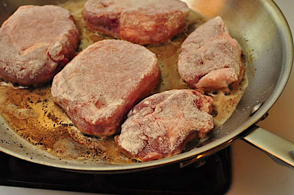 Pork Chop Saute with Apple Butter Sauce - DadCooksDinner