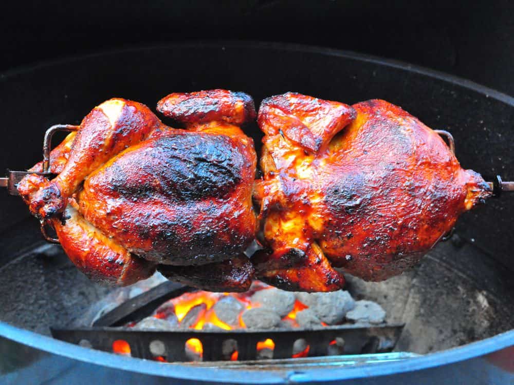 Rôtissoire poulet grillé