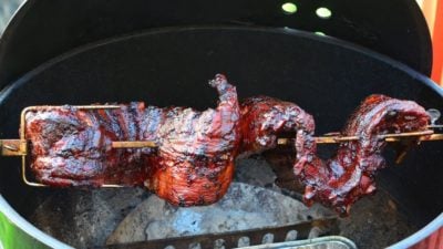 Rotisserie Baby Back Apple Ribs