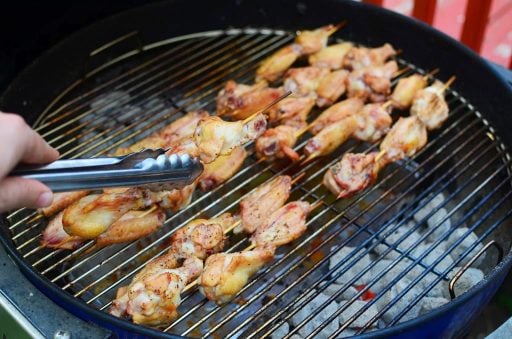 Grilled Chinese Chicken Wings (Chaunr Chicken Wings) | DadCooksDinner.com