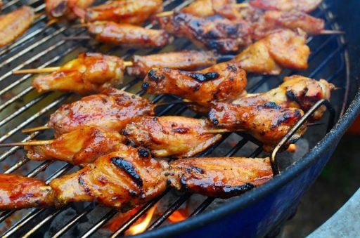 Grilled Chinese Chicken Wings (Chaunr Chicken Wings) | DadCooksDinner.com