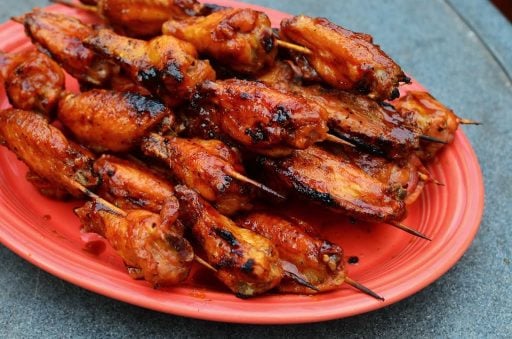 Grilled Chinese Chicken Wings (Chaunr Chicken Wings) | DadCooksDinner.com