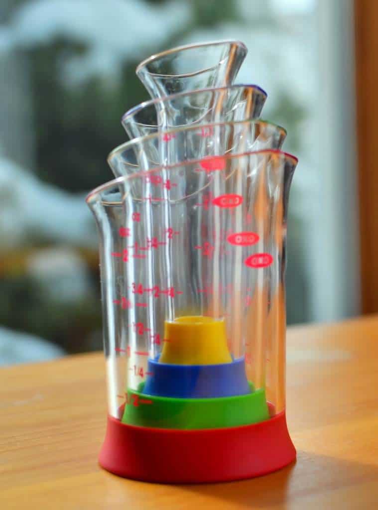 4 Piece Mini Measuring Beaker Set