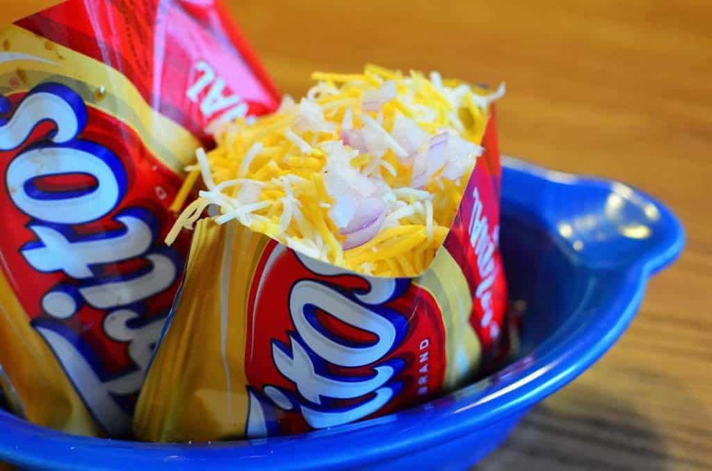 Instant Pot Chili Frito Pie - Eating in an Instant