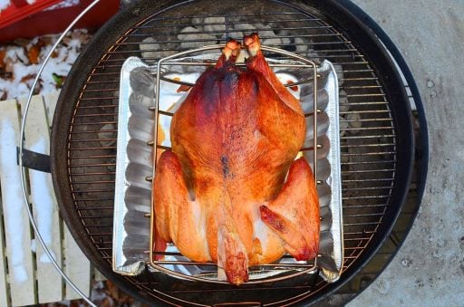 Dry Brined Grilled Turkey | DadCooksDinner.com