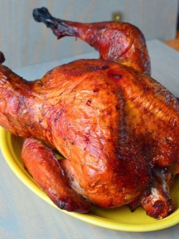 Dry Brined Grilled Turkey | DadCooksDinner.com