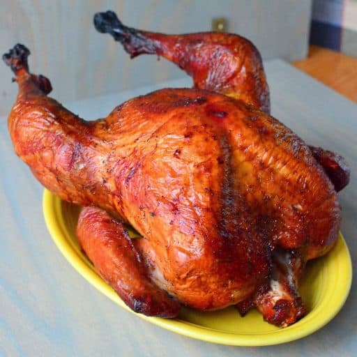 Dry Brined Grilled Turkey | DadCooksDinner.com