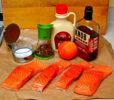 Salmon and other ingredients