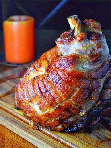 Rotissierie Fresh Ham with Injection Brine