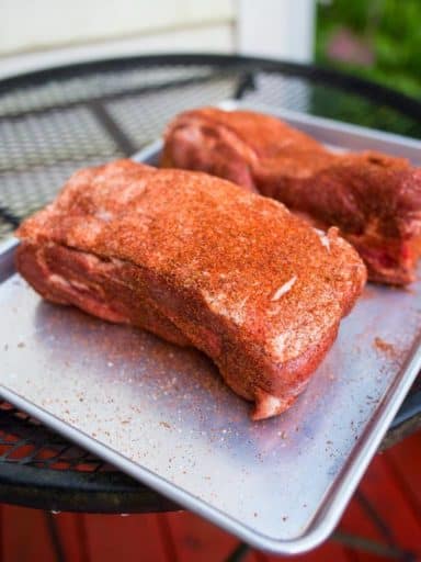 BBQ Pulled Pork on a Kettle Grill | DadCooksDinner.com