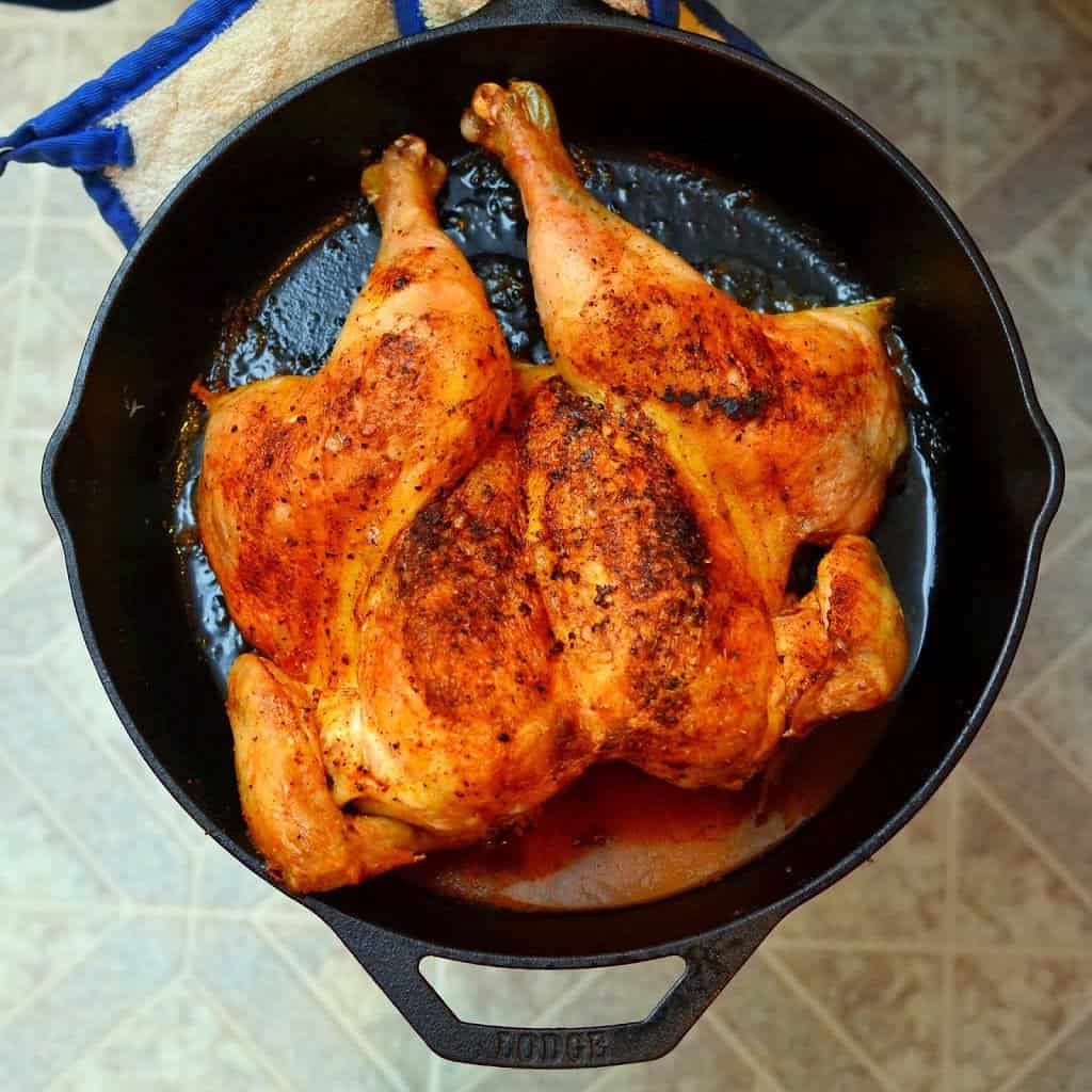 Cast Iron Skillet Roasted Half Chicken - Bell & Evans