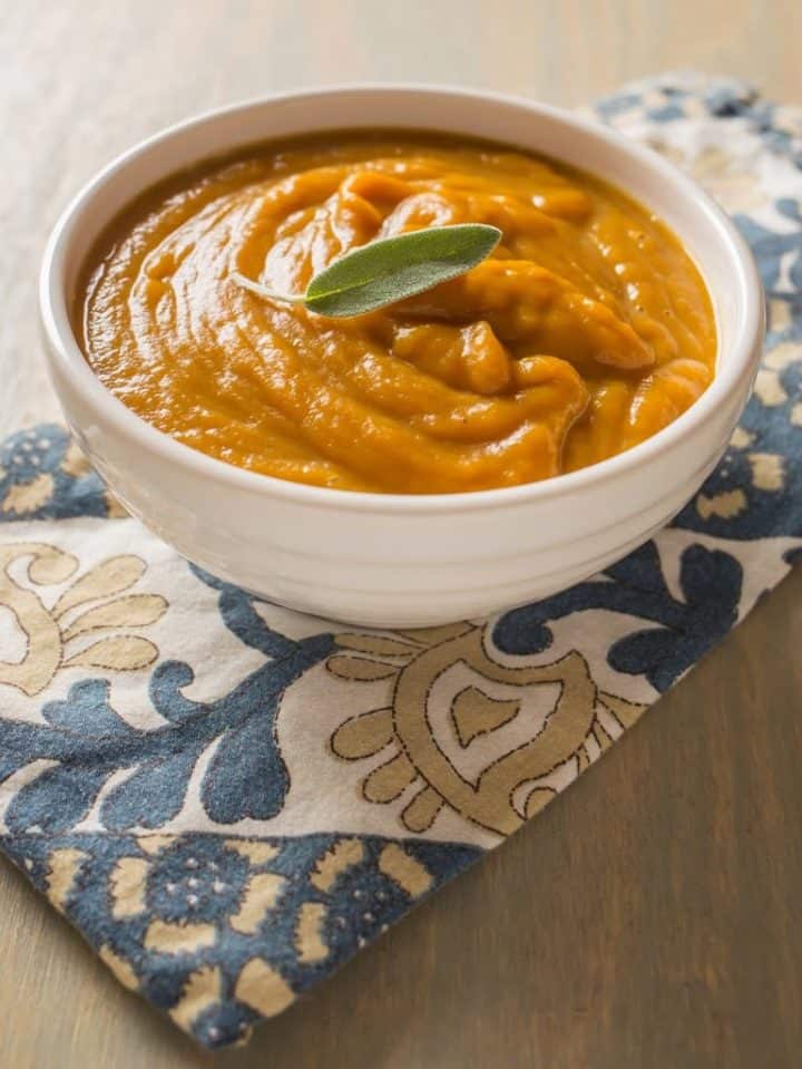 Pressure Cooker Butternut Squash with Honey and Sage DadCooksDinner