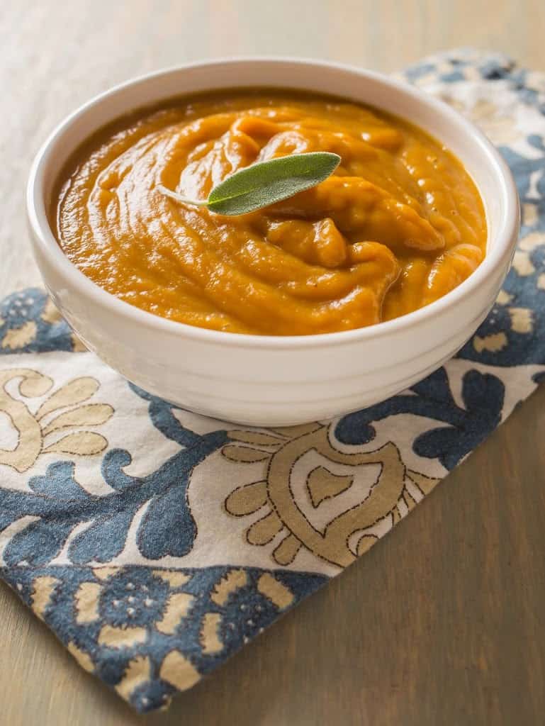 Pressure Cooker Butternut Squash with Sage and Honey | DadCooksDinner.com