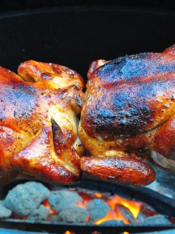 Rotisserie Chicken with Barbecue Sauce