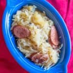 Pressure Cooker Kielbasa and Sauerkraut