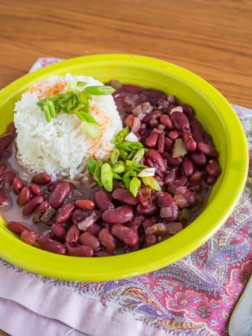 Pressure Cooker Red Beans and Rice