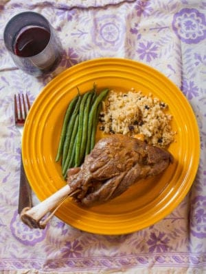 Pressure Cooker Lamb Shanks