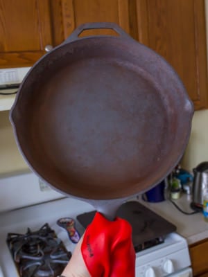 Cleaning Cast Iron - DadCooksDinner