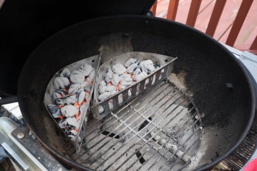 Indirect high heat - coals on one side of the grill | DadCooksDinner.com