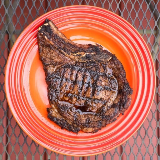 Grilled Ribeye Delmonico Steaks with Tex-Mex Rub | DadCooksDinner.com