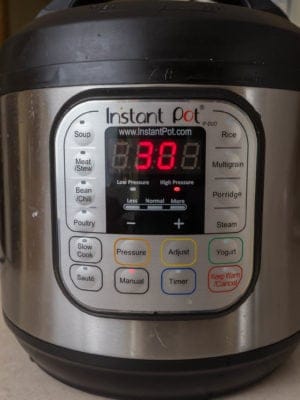 Pressure Cooker Shredded Chicken Broth Soup-1020107