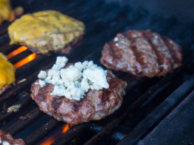 Duck Burgers with Blue Cheese-1030471