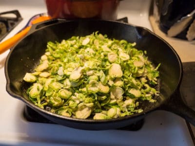 Shaved Brussels Sprouts with Bacon and Honey-1080358