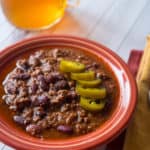 Pressure Cooker Beef and Bean Chili