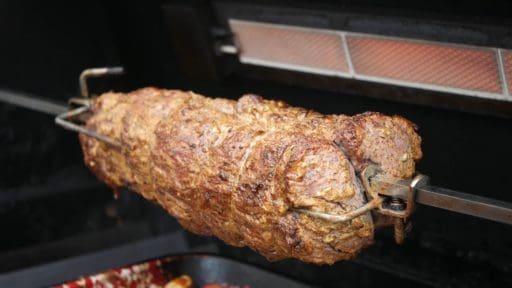 Video: Rotisserie Beef Tenderloin with Horseradish Mustard Crust