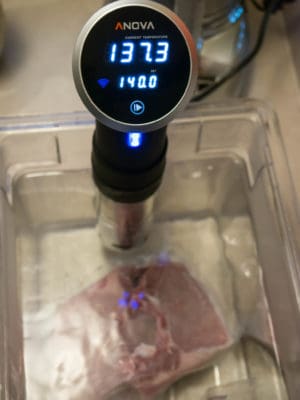 Sous Vide coming up to temp