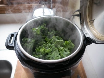 Stirring in the kale