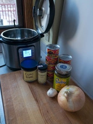 ...or, opening a bunch of cans for cheater Salsa Verde