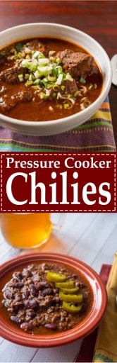 Pressure Cooker Chilies