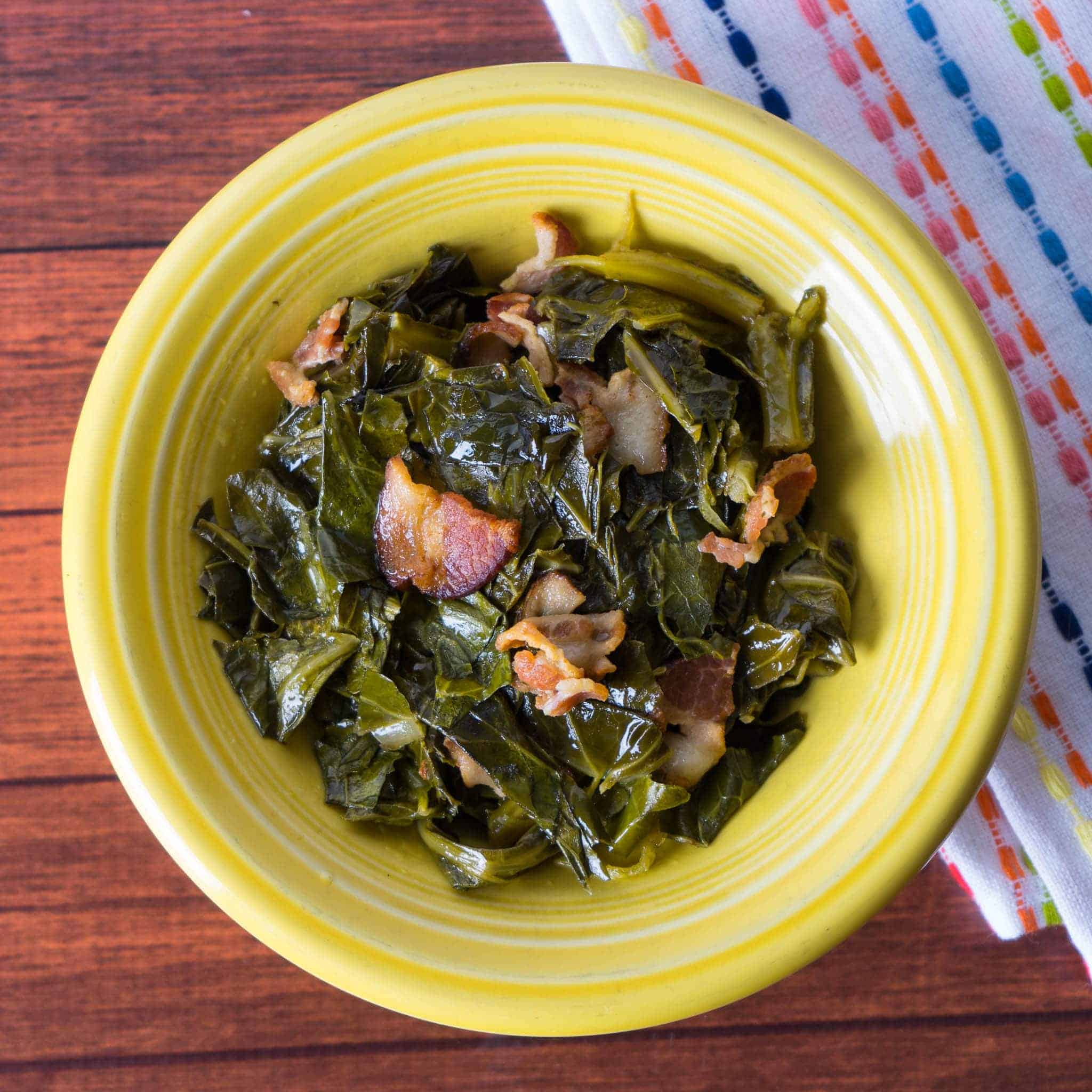 Instant Pot Collard Greens with Bacon