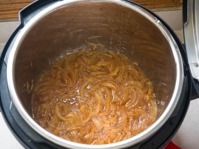 Onions after 20 minutes under pressure