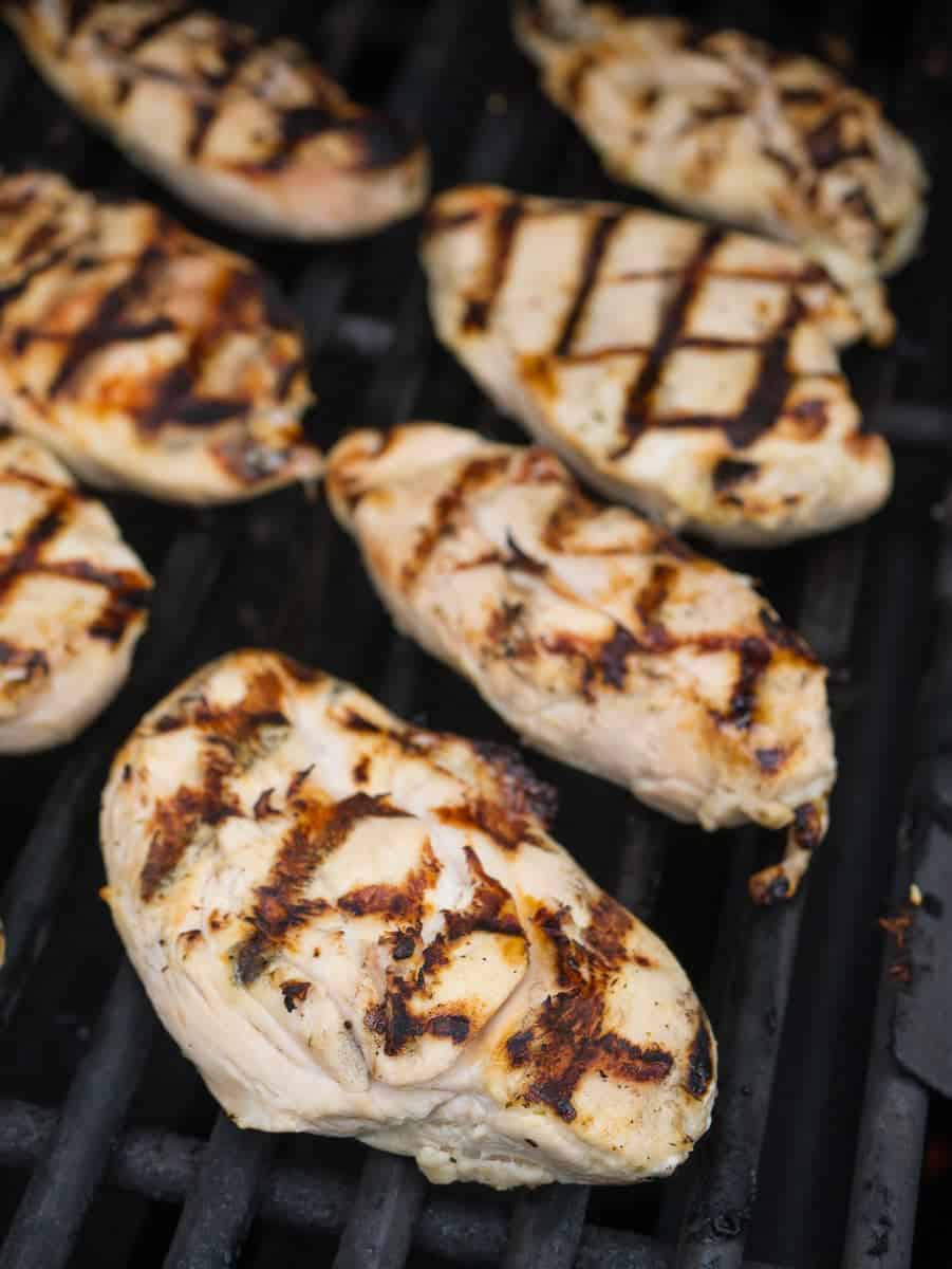 How do you cook boneless chicken breast on the grill Grilled Boneless Chicken Breasts With Citrus Marinade Dadcooksdinner