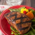 Grilled New York Pork Chops with West Indies Rub | DadCooksDinner.com