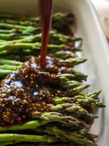 Grilled Teriyaki Asparagus | DadCooksDinner.com