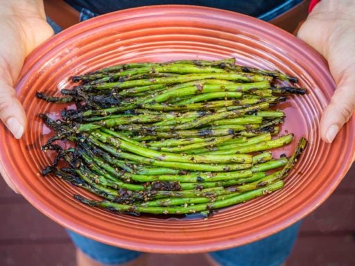 Grilled Teriyaki Asparagus | DadCooksDinner.com