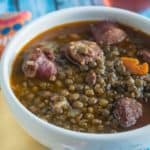 Pressure Cooker Lentil Sausage Soup | DadCooksDinner.com