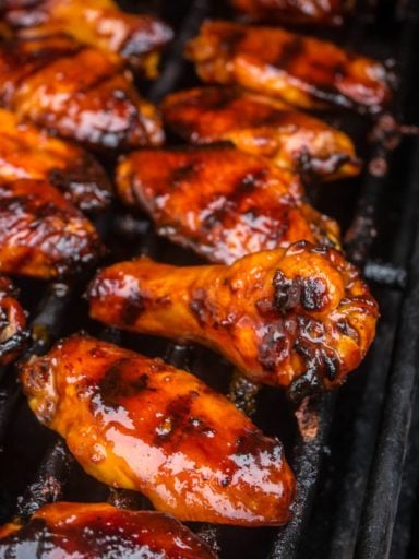 Grilled Korean Chicken Wings | DadCooksDinner.com