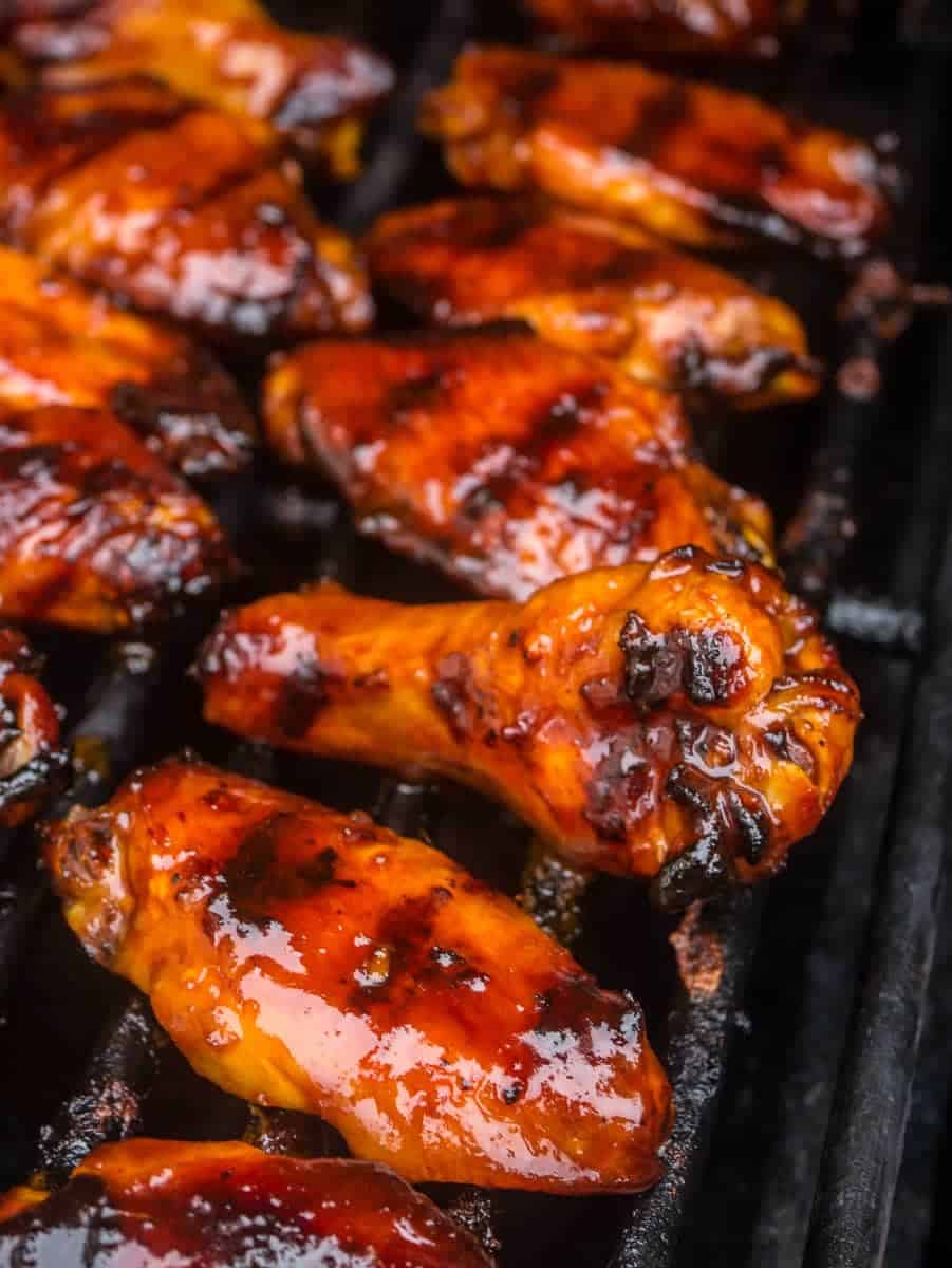 Grilled Korean Chicken Wings - DadCooksDinner