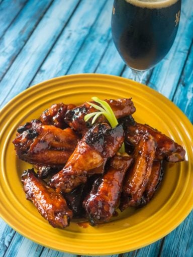 Grilled Korean Chicken Wings | DadCooksDinner.com